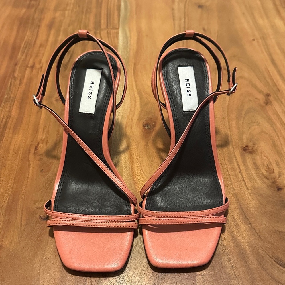 Reiss Coral Strappy Bali Heel Sandals